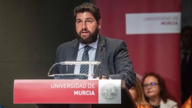 El presidente murciano, Fernando López Miras