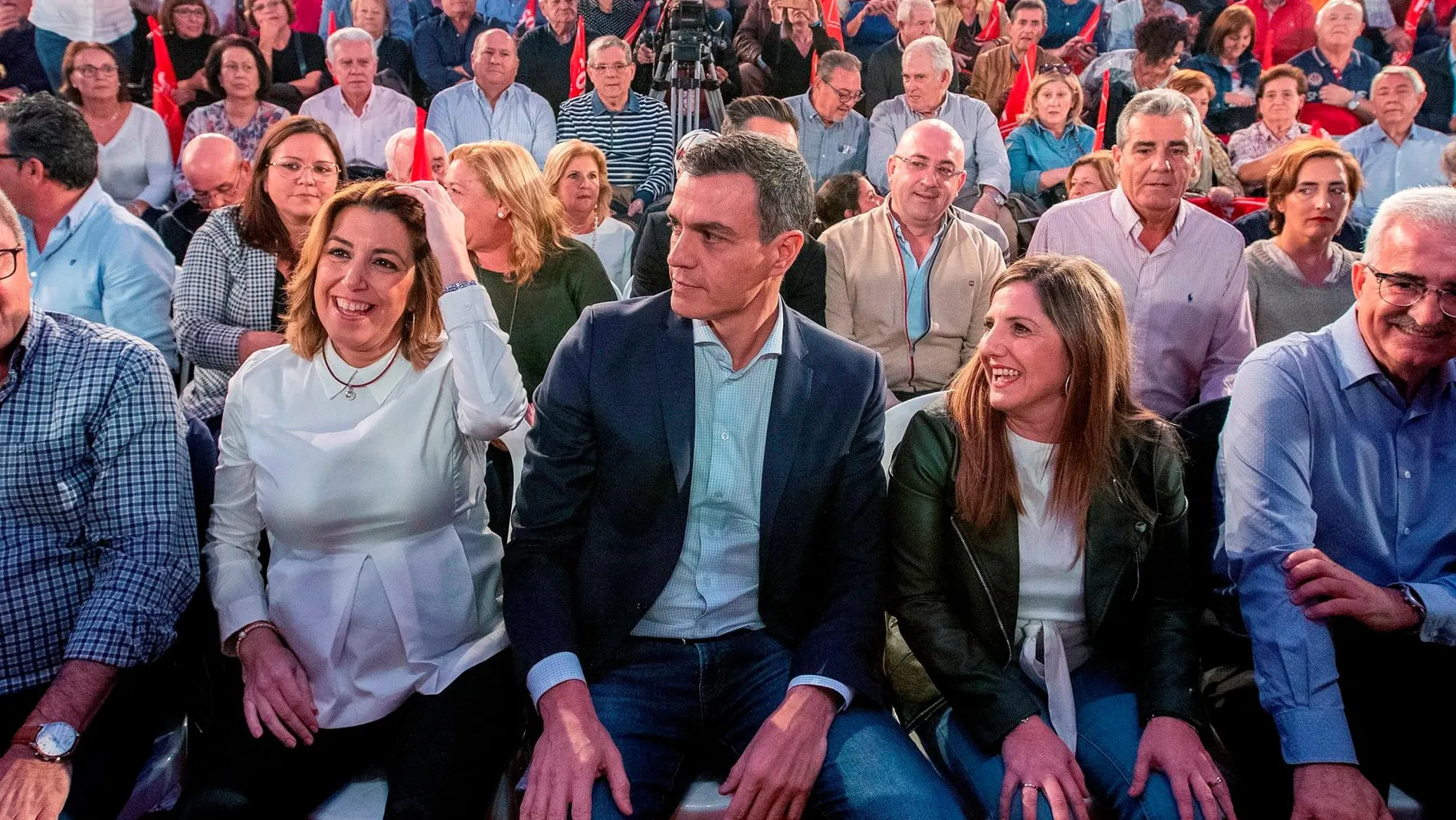 Susana Díaz y Pedro Sánchez / Foto: Efe