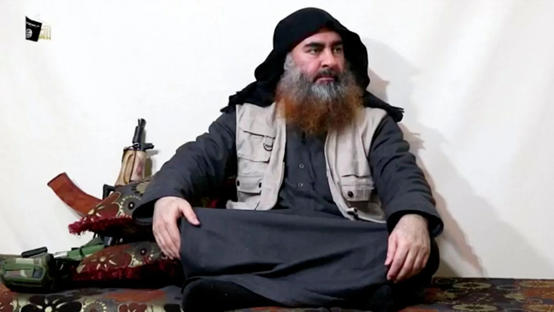 Abu Bakr al-Baghdadi en un corte de vídeo