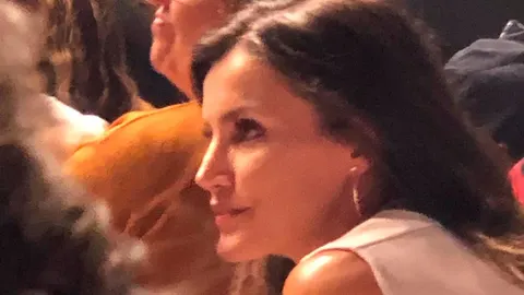 La reina Letizia durante el concierto