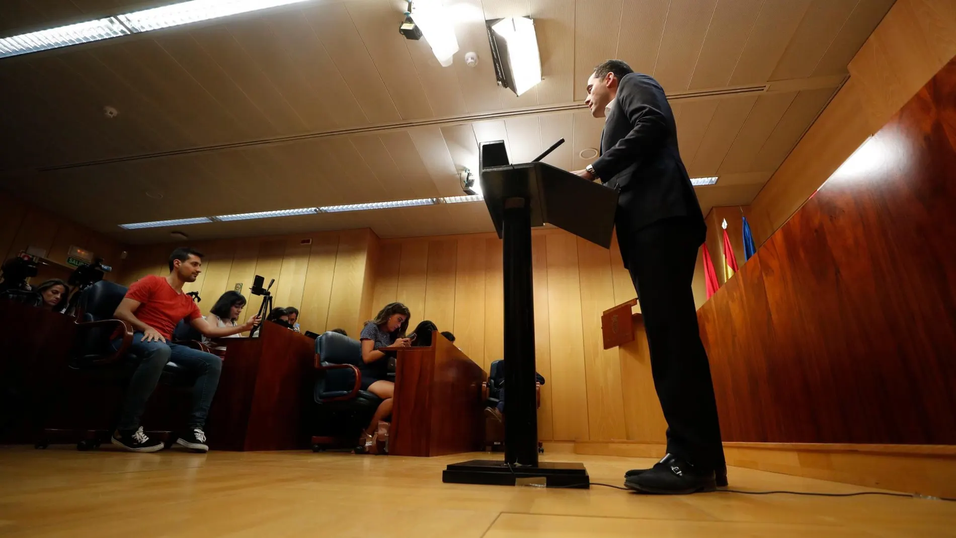 El candidato de Ciudadanos a la Comunidad de Madrid, Ignacio Aguado