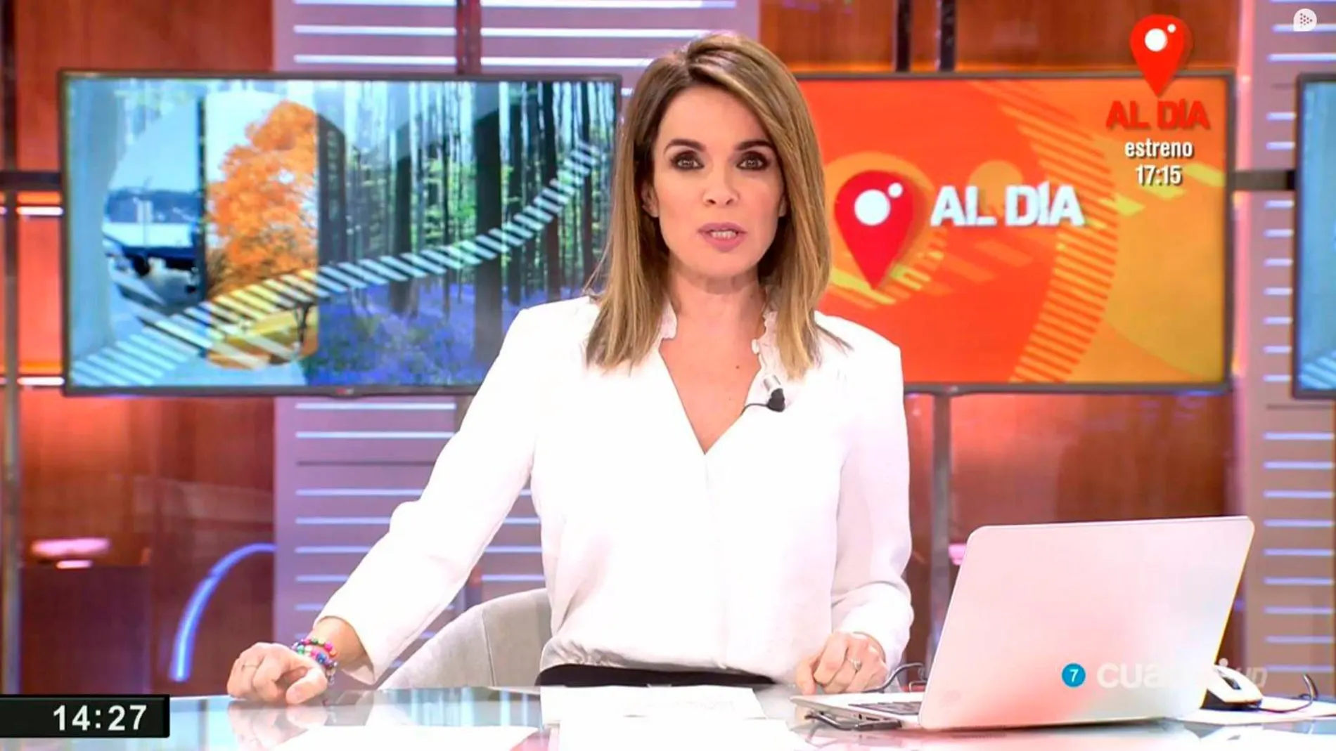 Carme Chaparro en “Cuatro al día”