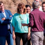 La secretaria general del PSOE andaluz, Susana Díaz, visitó ayer la empresa Biolandes / Foto: Efe
