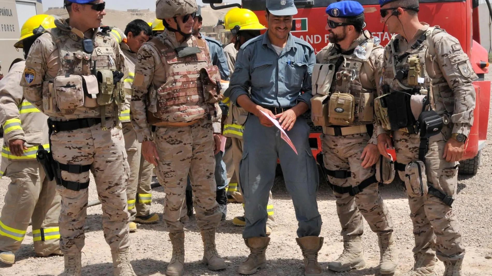 Durante varios años, la Guardia Civil entrenó a la Policía de Afganistán en el marco de la misión ISAF de la OTAN