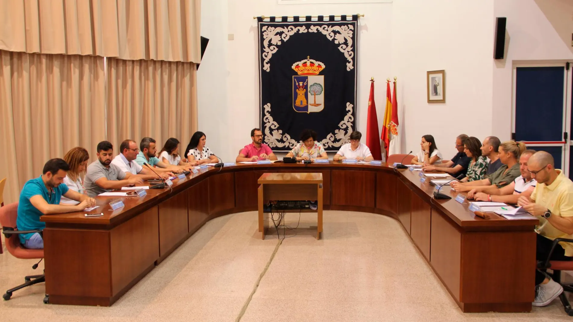 Imagen del Pleno municipal en Puerto Lumbreras. LA RAZÓN