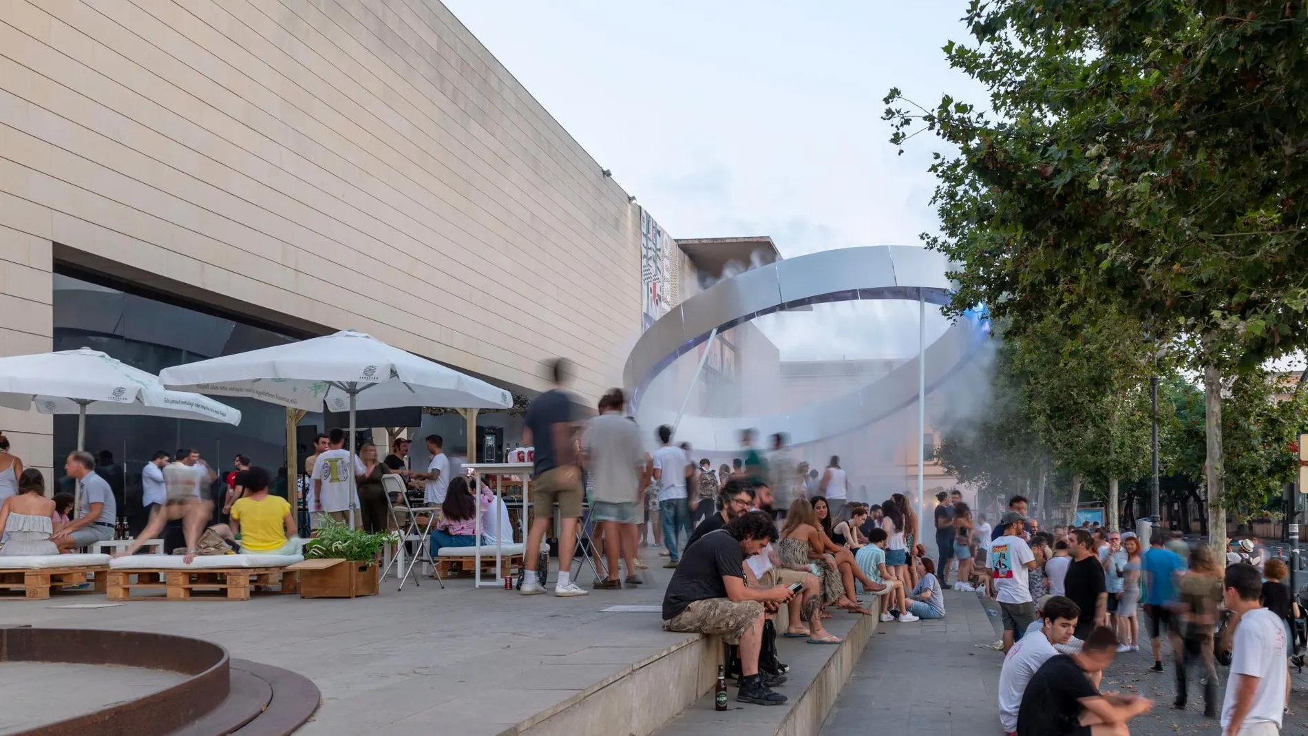 Terraza exterior del IVAM