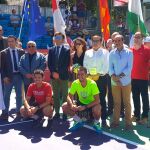 El director general de Deportes, Alfonso Lahuerta, inaugura el Open Villa de El Espinar de tenis