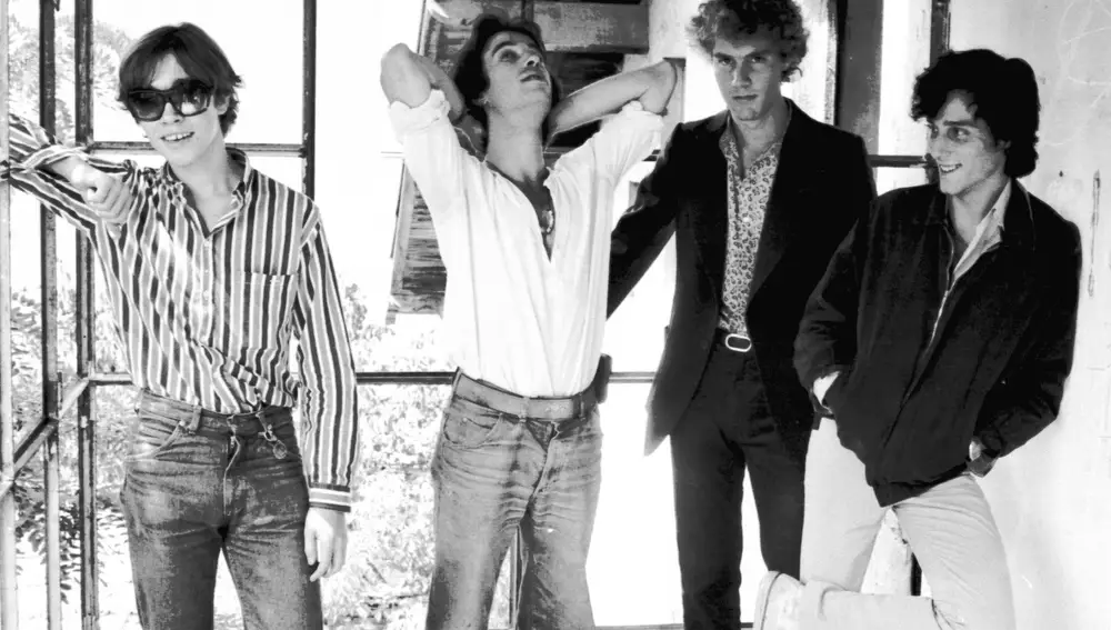 Imagen de los años 80 del grupo musical Nacha Pop