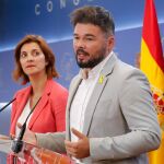 Gabriel Rufián, hoy en el Congreso