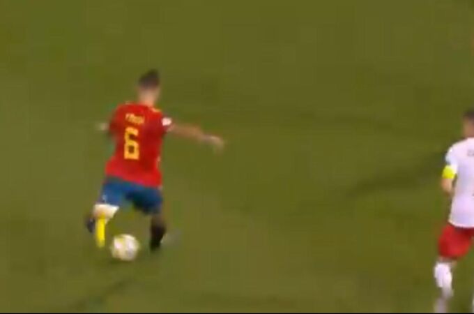 Mira el golazo de Fabián con la selección española sub'21...