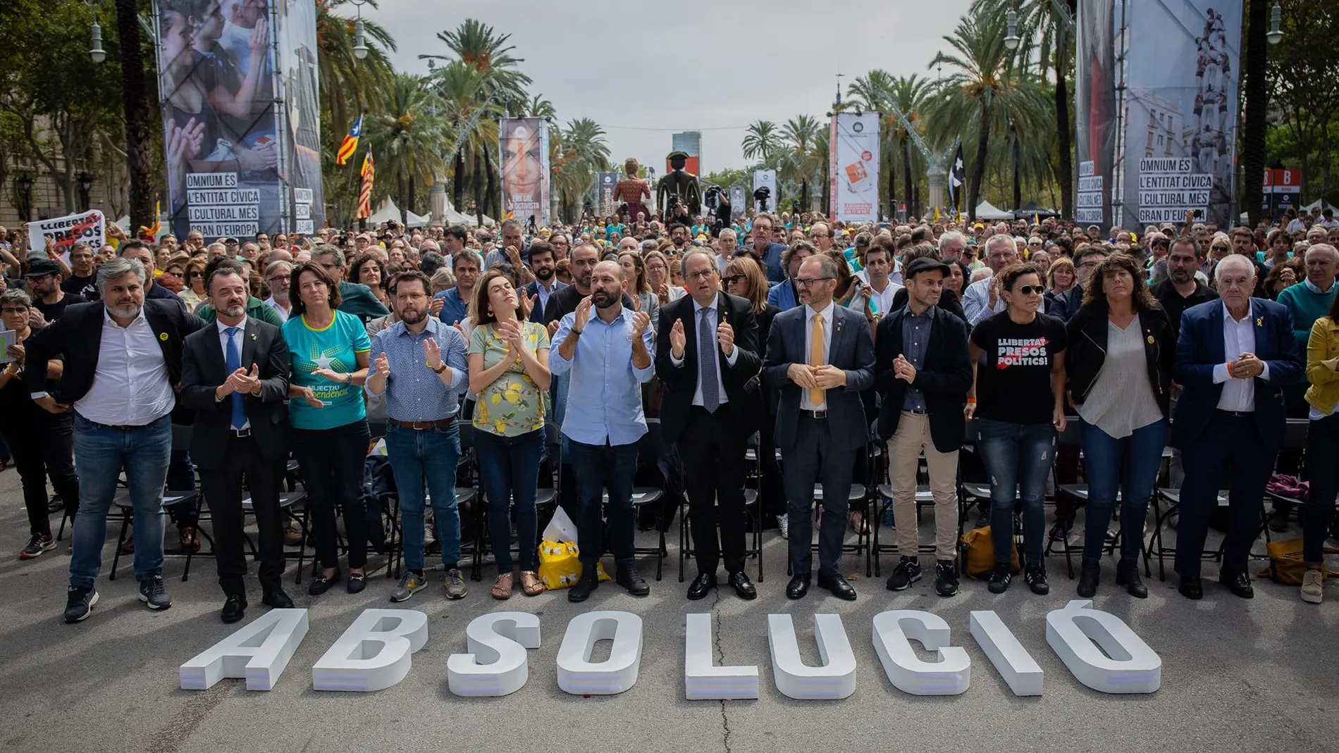 Quim Torra asistió al acto