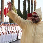 El Rey de Marruecos Mohammed VI durante la apertura el pasado año de la sesión del Parlamento marroquí en Rabat