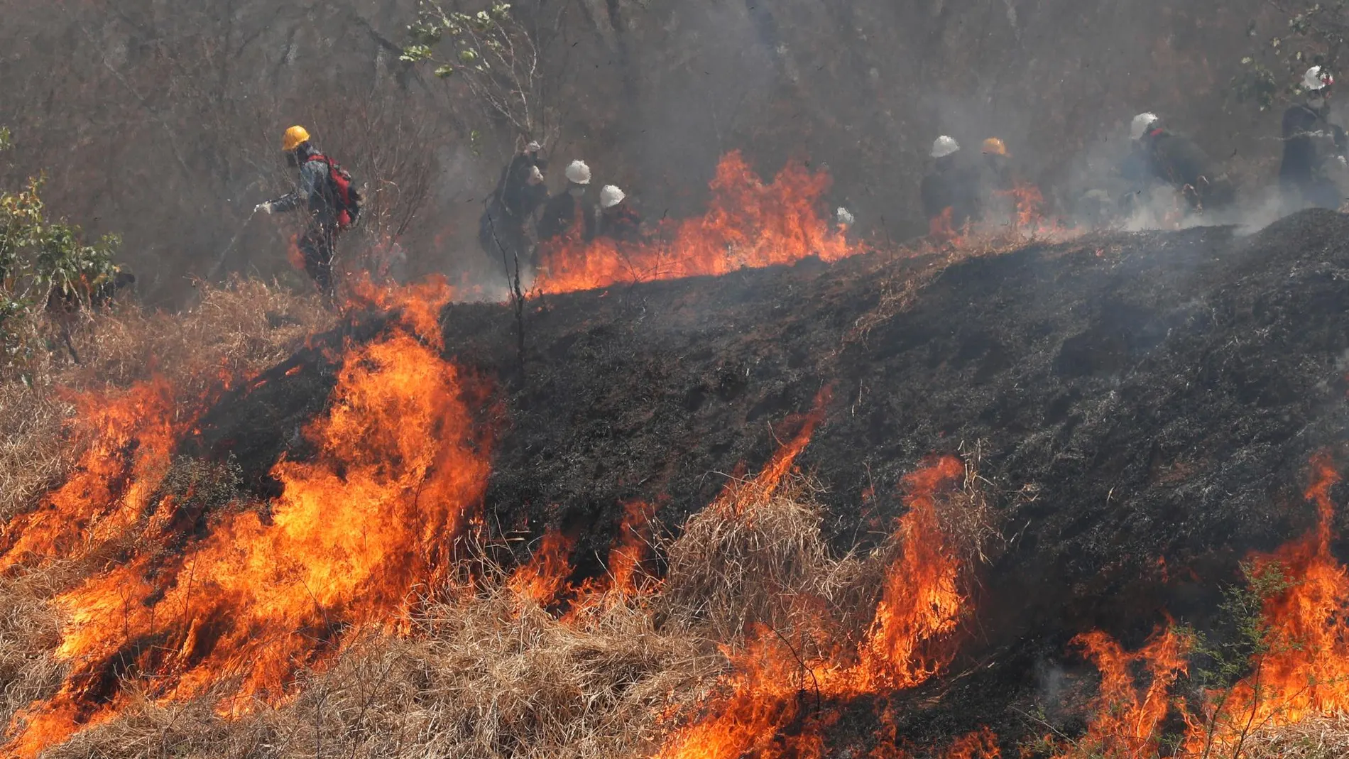 El fuego está arrasando amplias zonas de Bolivia