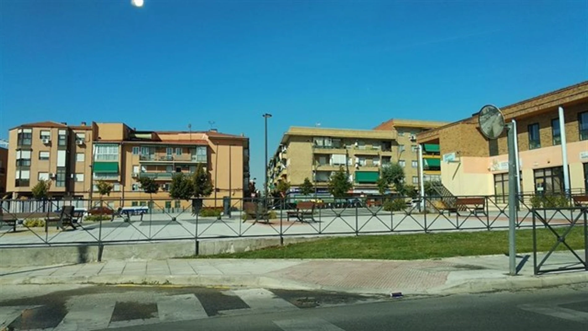 Plaza Vergara del barrio de la Alhóndiga de Getafe