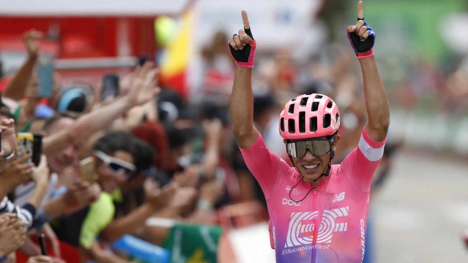 Sergio Higuita se ha proclamado el vencedor de la decimoctava etapa de la Vuelta ciclista