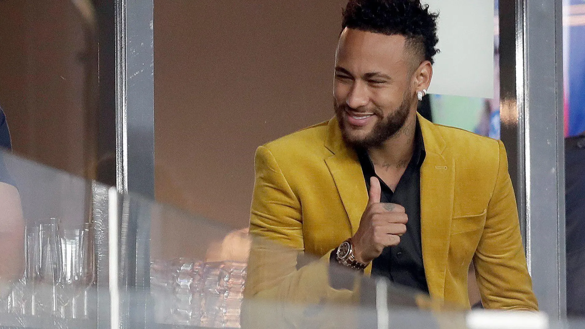 Neymar, antes de un partido de la pasada Copa América