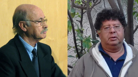 Los ganadores del certamen, el español Francisco García Marquina y el mexicano Gerardo Rodríguez