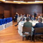 López Miras en el encuentro con la Croem