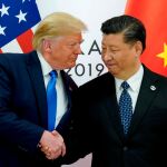 Trump con su homólogo chino, Xi Jinping