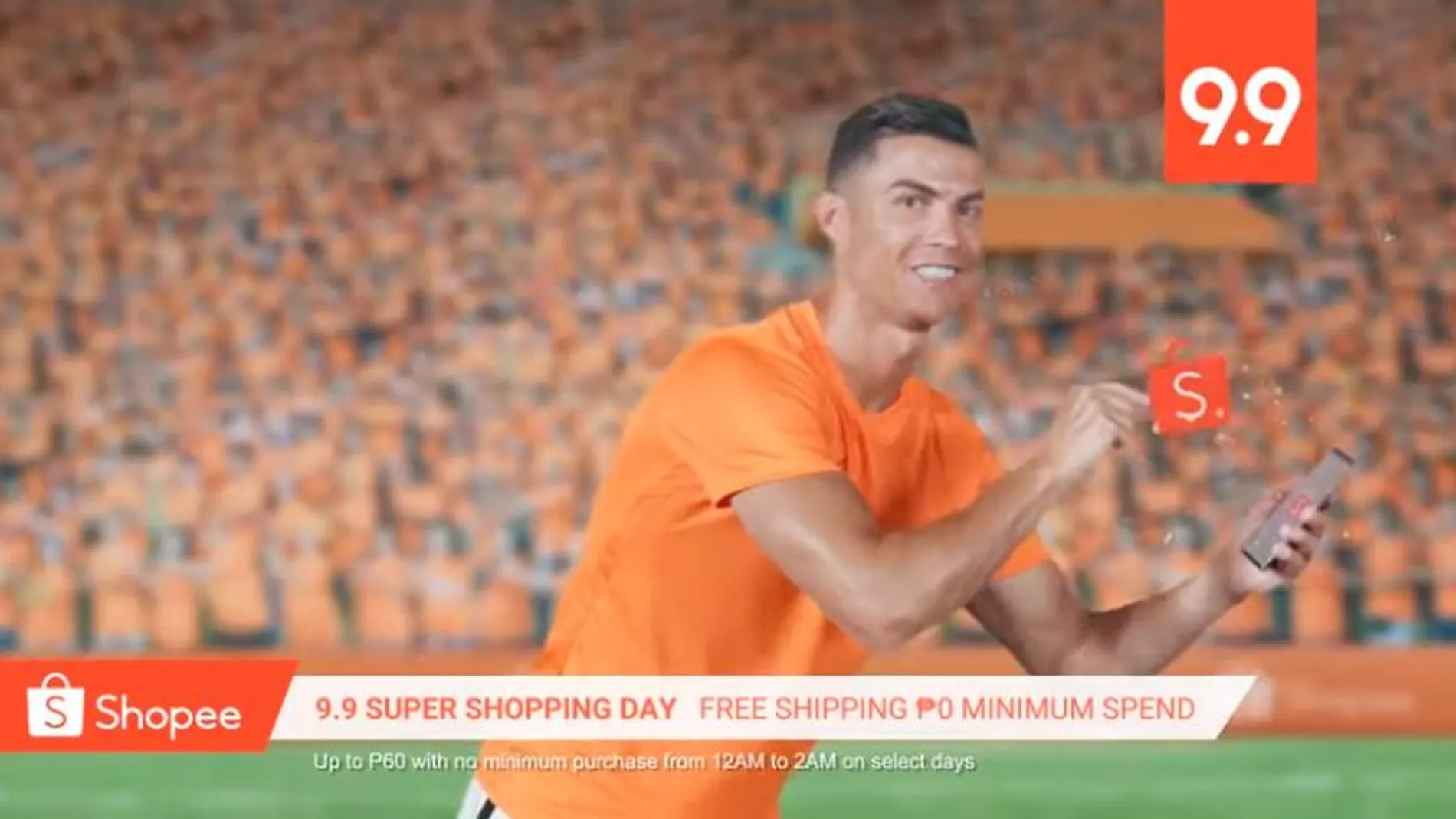 Fotograma del anuncio de Cristiano Ronaldo