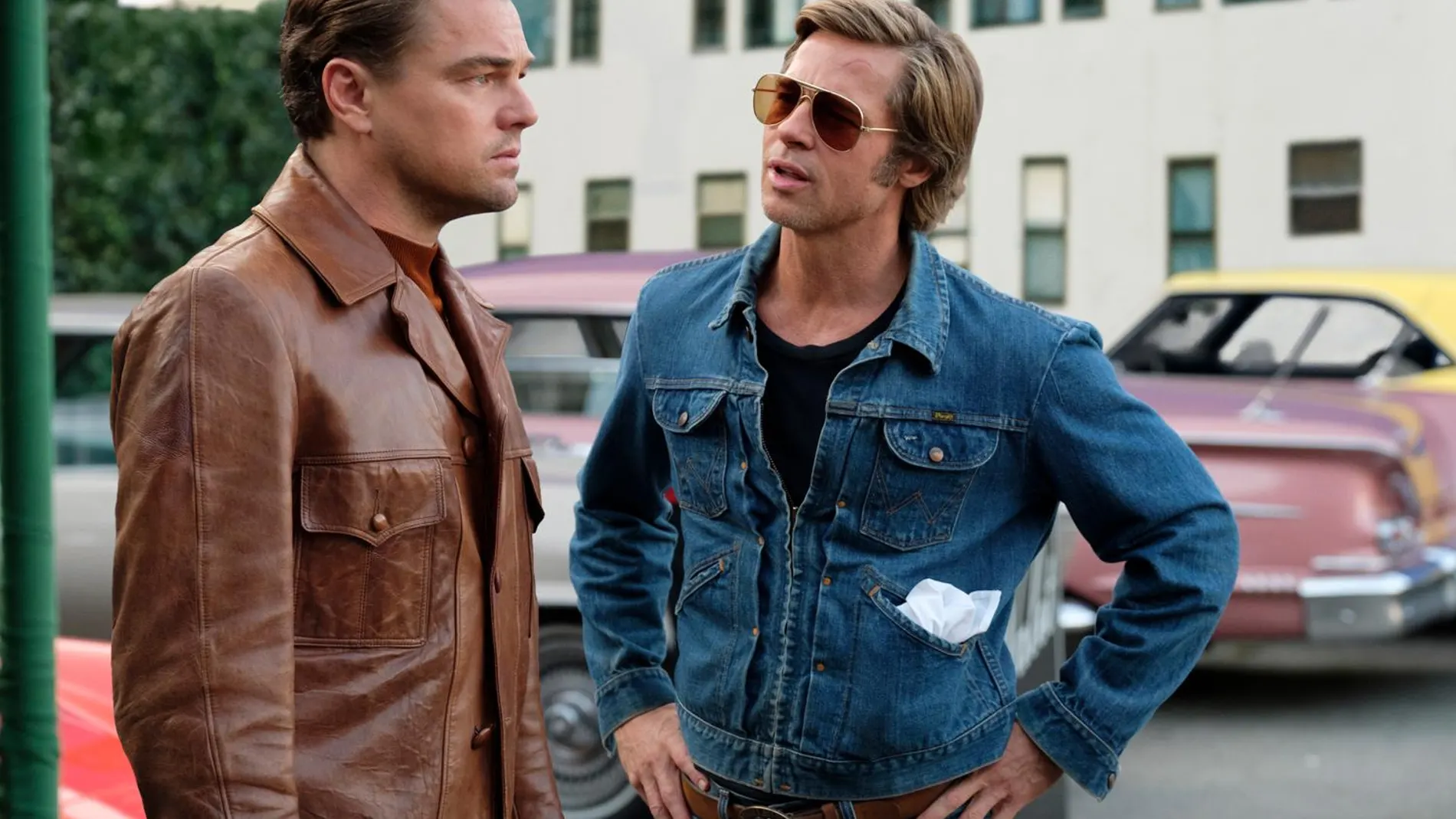 Leonardo DiCaprio y Brad Pitt en “Érase una vez... en Hollywood”, pendiente de estreno