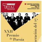 Cartel oficial del certamen literario XXII Premio de Poesía "Generación del 27"/ La Razón