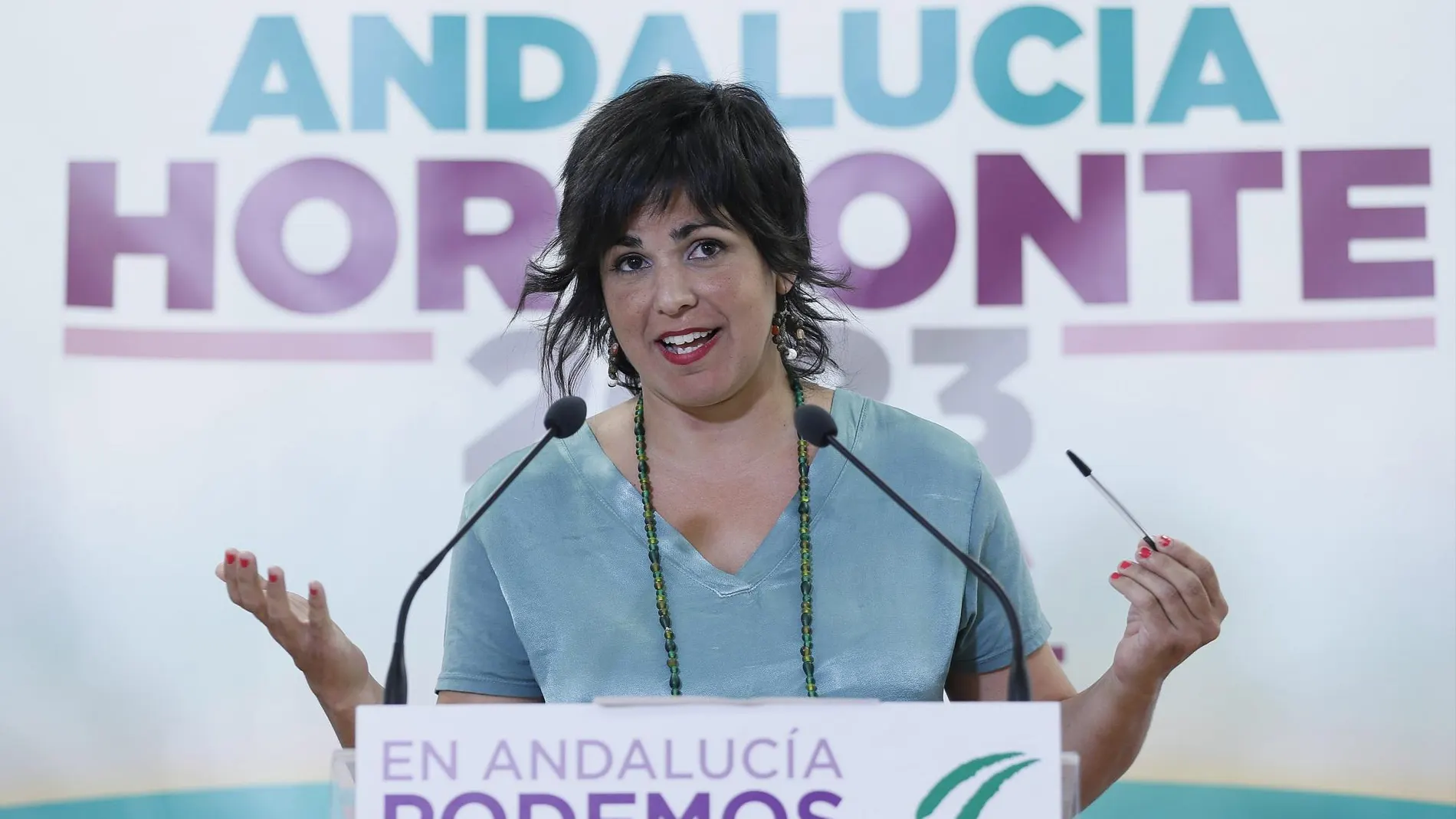 La coordinadora general de Podemos Andalucía, Teresa Rodríguez / Efe