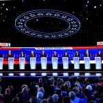 Debate de los candidatos demócratas que se presentan a las primarias del partido