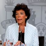 La portavoz del Ejecutivo en funciones, Isabel Celaá. EFE/ JJ Guillén