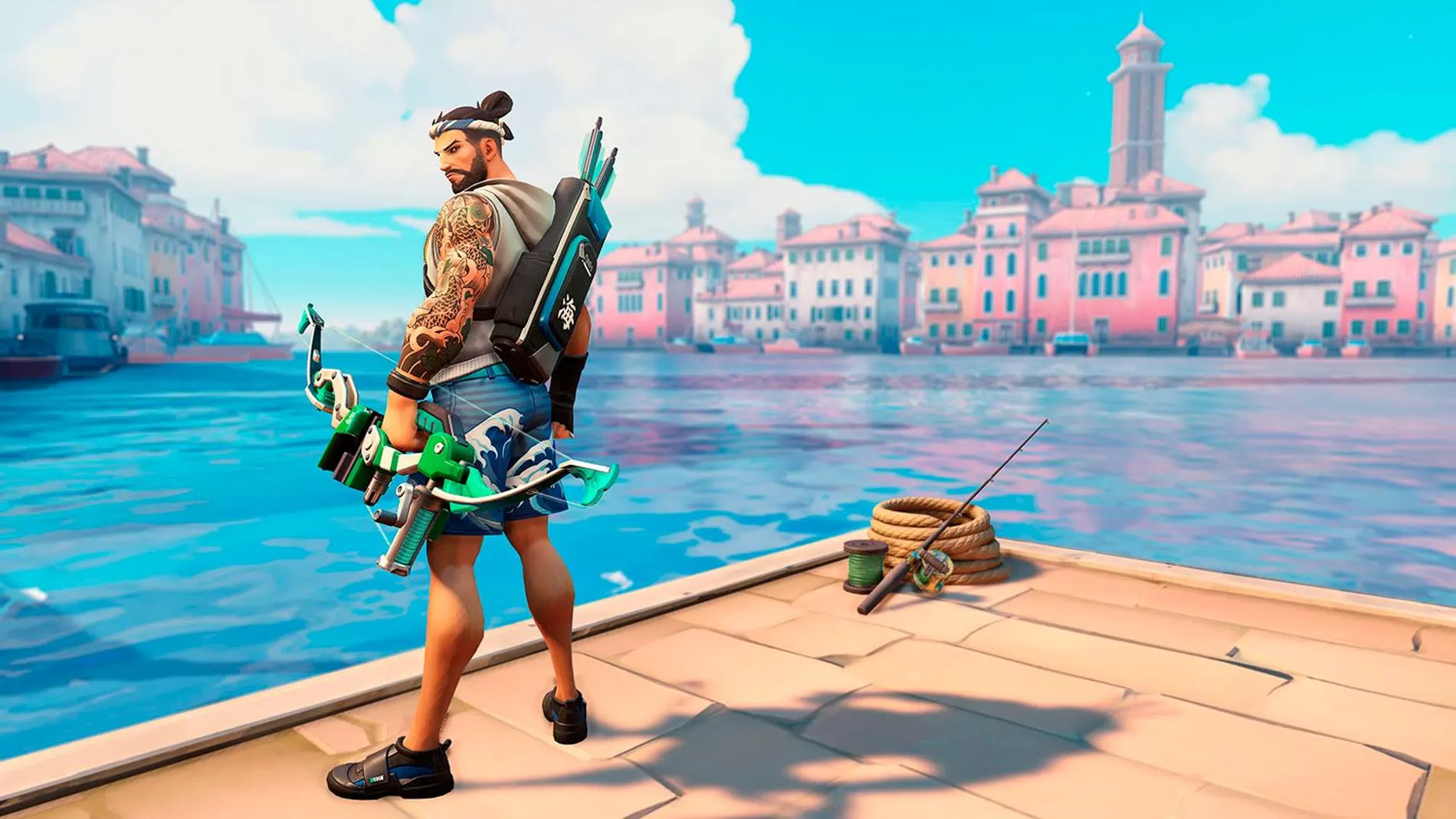 Skin de Hanzo de los Juegos de Verano