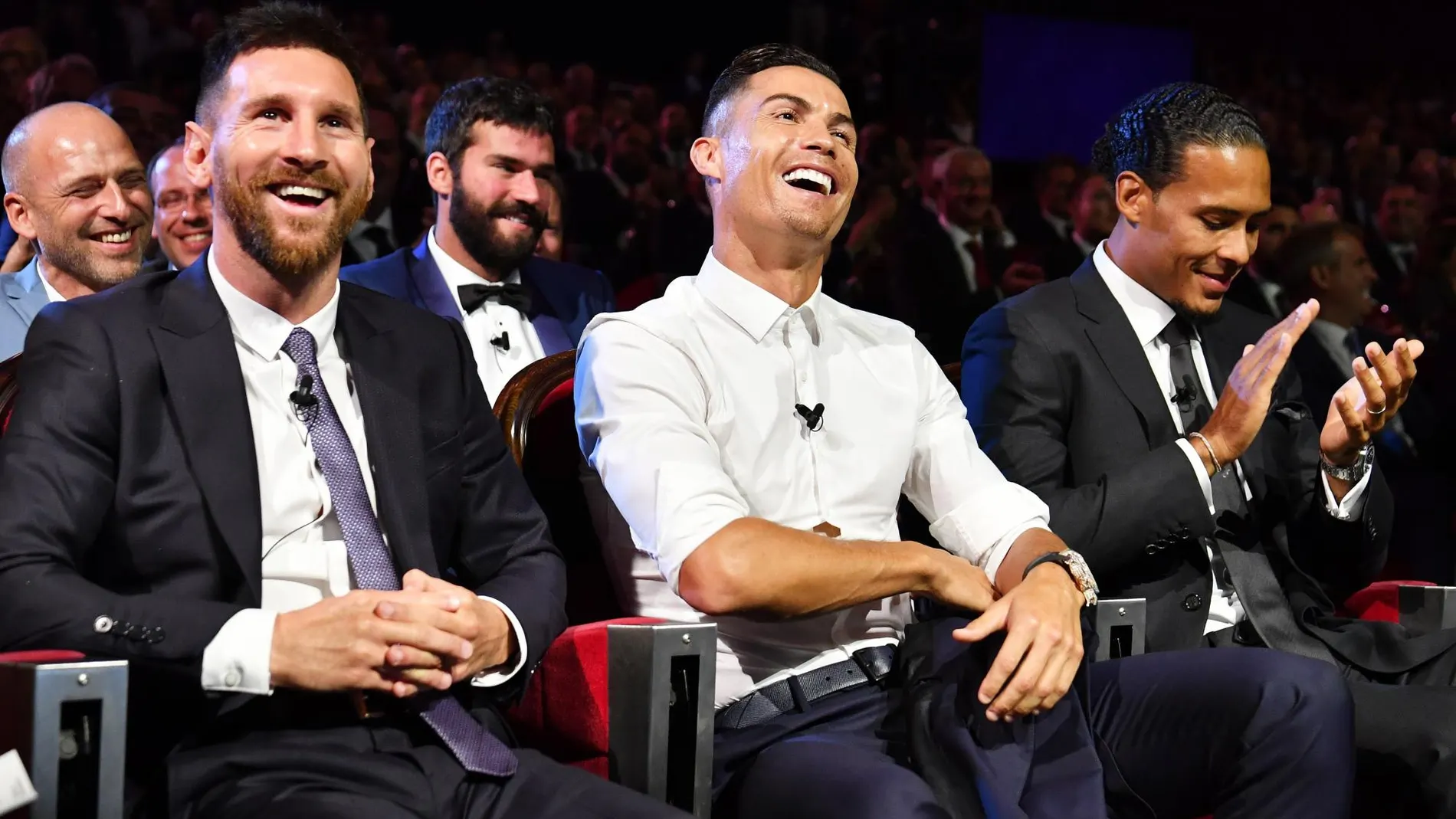 Messi, Cristiano Ronaldo y Van Dijk, en el sorteo de la Liga de Campeones
