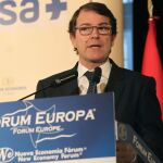El presidente de la Junta, Alfonso Fern‡ndez Ma–ueco, interviene en el Fórum Europa