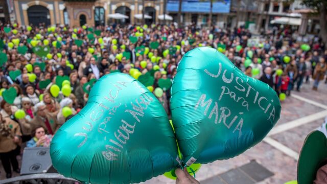 Concentración para pedir justicia por el doble crimen de Almonte / Foto: EP