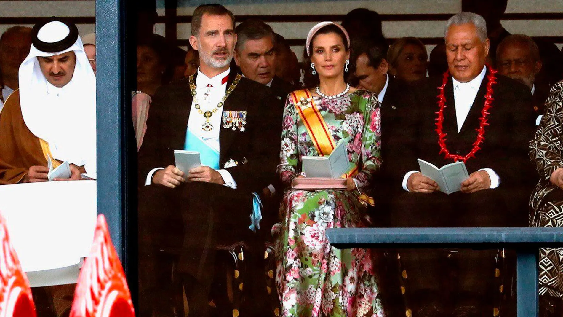 Los Reyes asisten a la ceremonia de proclamación oficial de su ascenso al Trono del Crisantemo en Tokio / Efe