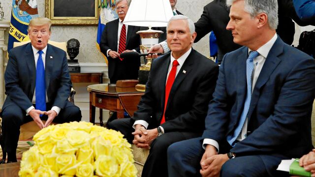 El presidente de EE UU, Donald Trump, anunció ayer más sanciones para presionar al régimen iraní