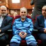 El ex alcalde de Teherán, Mohammad Ali Najafi, durante su juicio en una corte de Teherán/ EFE