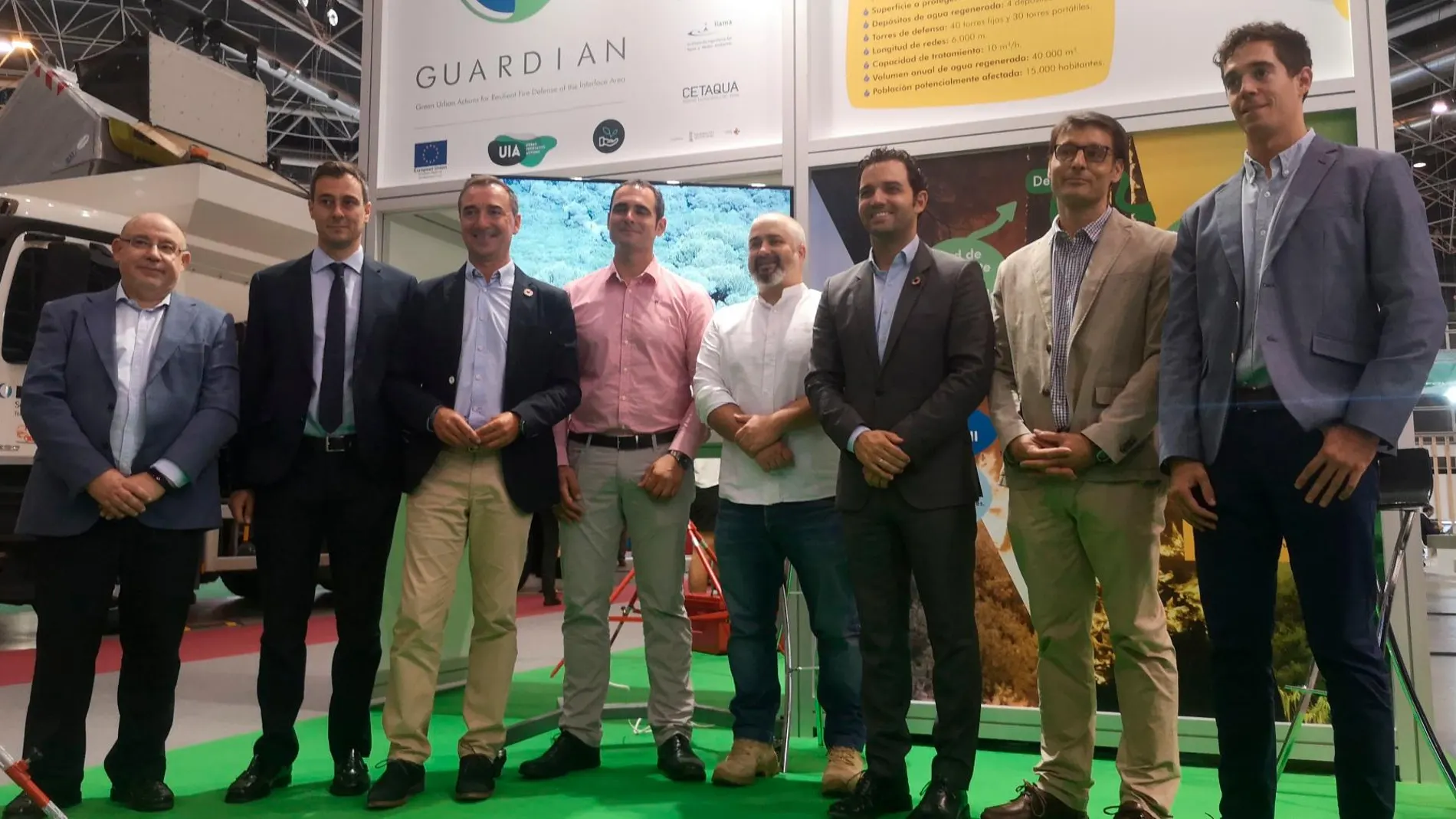 Los socios del GUARDIAN presentan en Efiaqua los avances del proyecto que utiliza agua regenerada