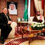 El secretario de Estado de Estados Unidos, Mike Pompeo, se reunío hoy con el príncipe saudí Mohamed bin Salman/Reuters