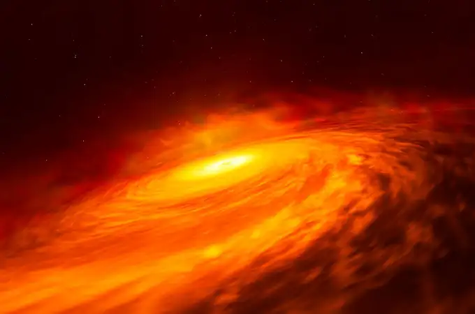 El misterioso disco de un agujero negro