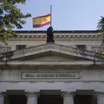 Fachada de la sede de la Real Academia Española en Madrid