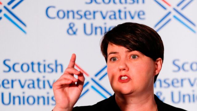 Ruth Davidson anunció hoy su renuncia en Edimburgo/Reuters