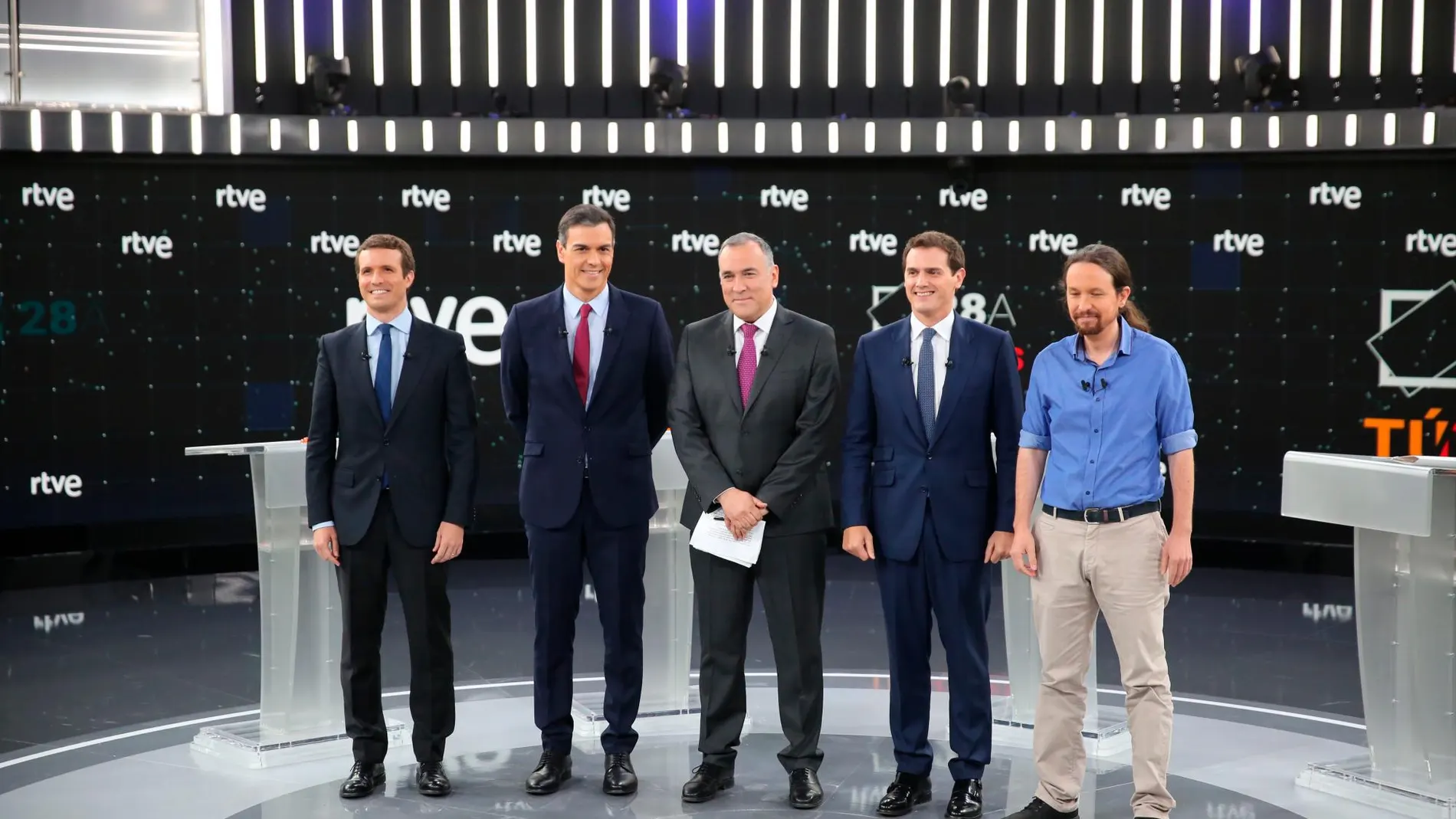 Debate electoral en RTVE /Rubén Mondelo
