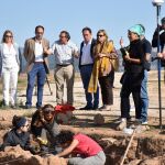 Yacimiento de Numancia (Garray), donde 18 jóvenes participan en un voluntariado
