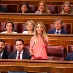 Cayetana ÁLvarez de Toledo durante el pleno del Congreso/Foto: C. Bejarano