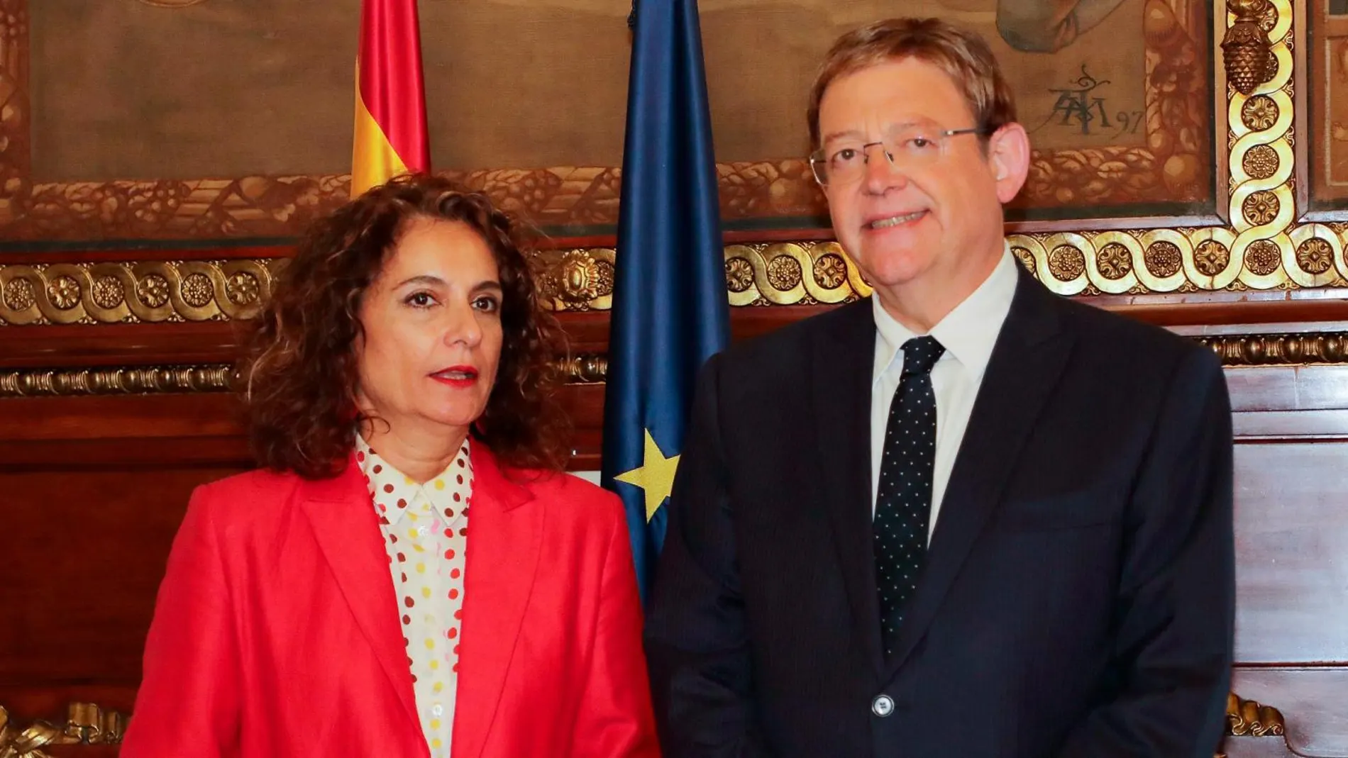 El presidente de la Generalitat, Ximo Puig, mantuvo un encuentro con la ministra de Hacienda, María Jesús Montero, el pasado 16 de septiembre