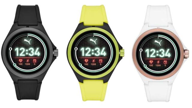 El PUMA Smartwatch ha sido desarrollado con grupo Fossil y utiliza Wear OS de Google para registrar los datos de la actividad física.