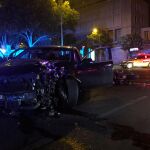 Accidente mortal de un motorista en la Plaza San Juan de la Cruz en Madrid capital