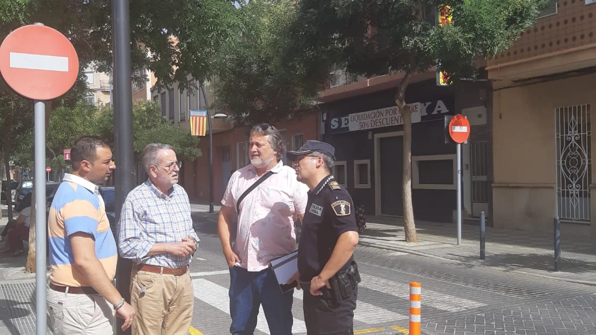 El suceso se saldó con cuatro heridos y siete identificados, ninguno de Albal
