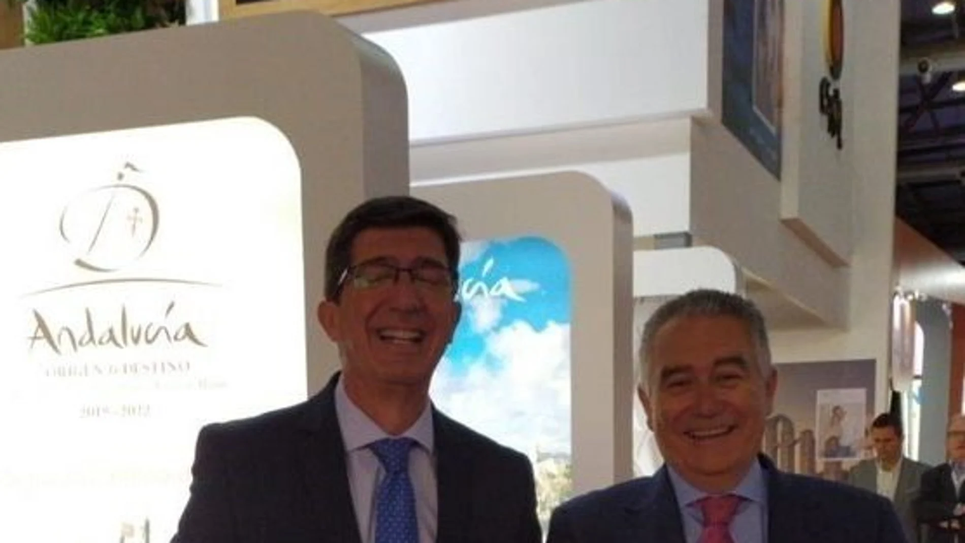 El vicepresidente, Juan Marín, y el secretario general de Turismo, Manuel Múñoz / Foto: EP