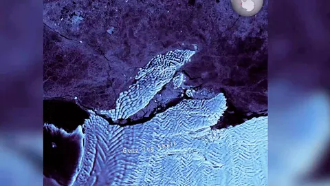 Se ha desprendido un gran iceberg de la plataforma de Getz, en la Antártida